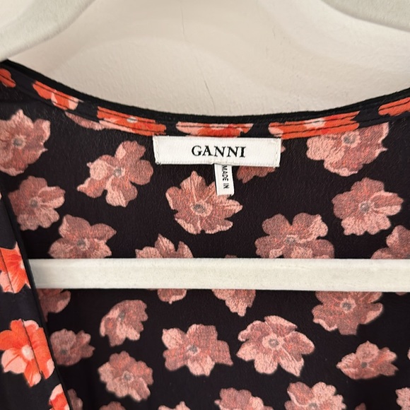 GANNI Floral Crepe Midi Wrap Dress
Size: S - Picture 4 of 7